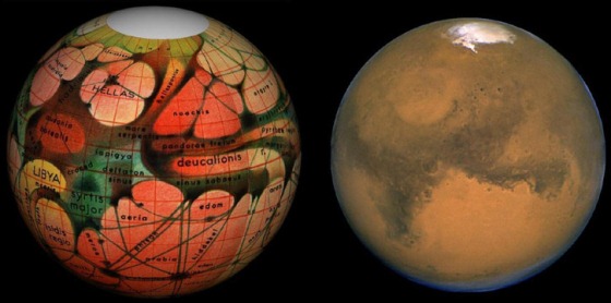 Таинственные каналы на Марсе