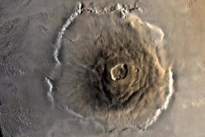 Гора Олимпус на Марсе