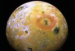 Вулканический спутник Юпитера - Ио