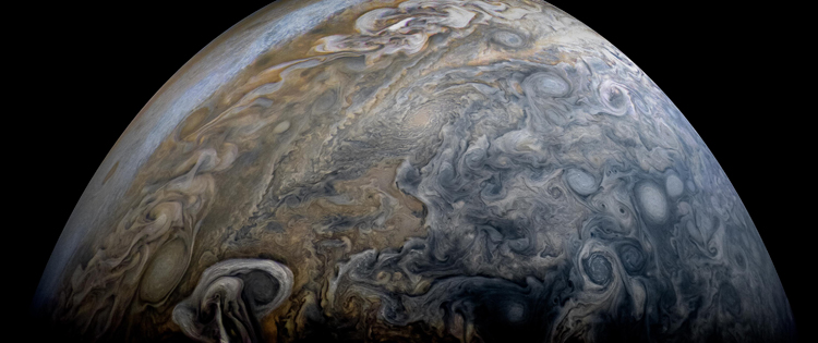 Облачный пейзаж Юпитера