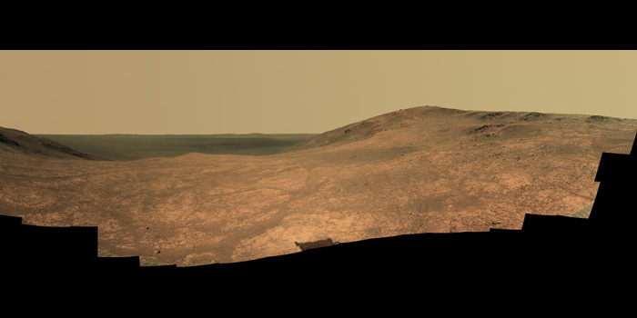 Панорама Марафонской Долины на Марсе, сол 4347