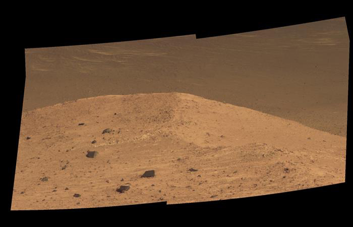 Курган Духа на краю кратера Индевор, сол 4501