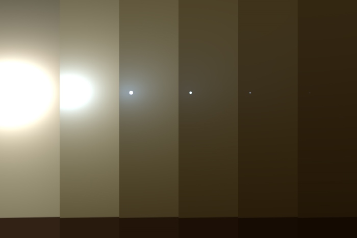 Оттенки марсианской пыльной бури, сол 5120