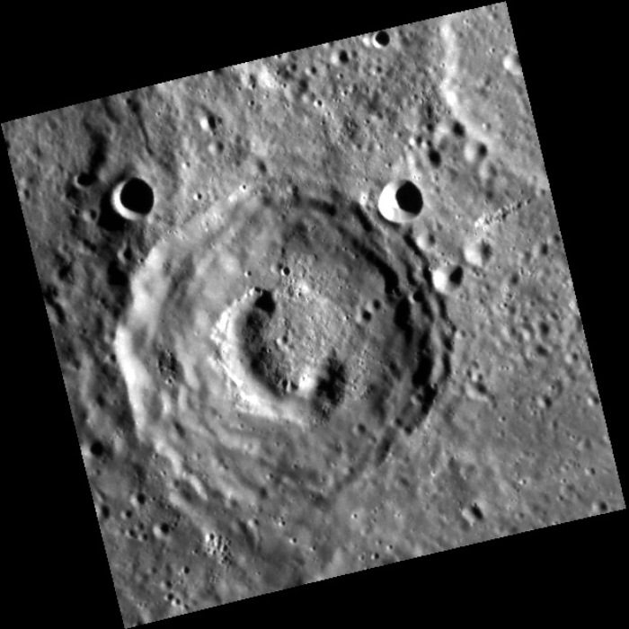 Провал на дне кратера, Меркурий