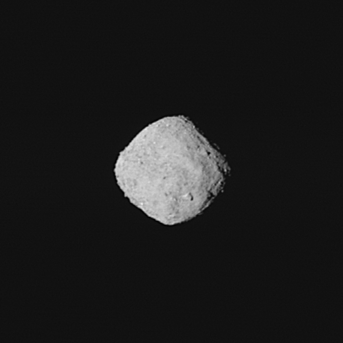 Астероид Бенну размером 100 пикселей